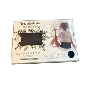 Brookstone Thera-Spa Eucalyptus Infused Warming/cooling Comfort back pad-new